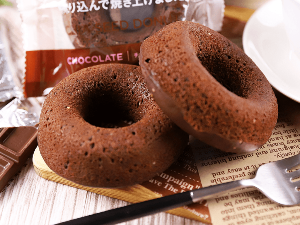 チョコレートドーナッツの画像